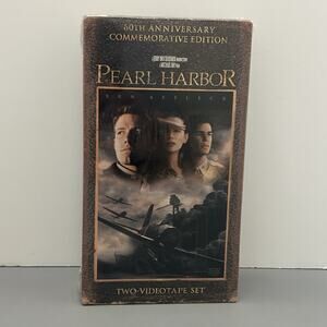 Pearl Harbor Movie VHS 2-Tape Set 60th Anniversary Commemorative Edition New